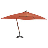 Cantilever Garden Parasol Terracotta 44494