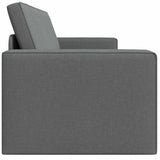 Sofa Bed Dark Grey 245 x 78 x 77 cm Fabric 4106716