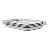Gastronorm Containers 4 pcs GN 1/1 40 mm Stainless Steel 50879