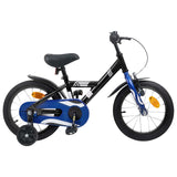 Kids Bike 14 Inches for 3-5 Years Old Black 42009628