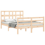 Bed Frame without Mattress 120x200 cm Solid Wood 3194826