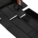 Decorative Stickers 20 pcs Black 29 x 21 cm 42021231
