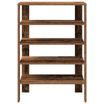 ZNTS Shoe Rack Old Wood 61x32x87.5 cm Engineered Wood 859858