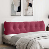 Back Pillow Wine Red 180 x 24 x 50 cm Velvet 42014579