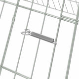 Chicken Cage Silver 650 x 100 x 85 cm Galvanised Steel 3394439