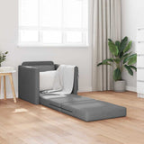 Sofa Bed Dark Grey 74 x 77 x 81 cm Fabric 4106622
