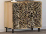 Side Cabinet 60x33x75 cm Solid Wood Mango 358214