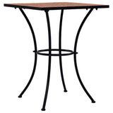 Mosaic Bistro Table Terracotta 60 cm Ceramic 46705