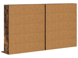 CD Cabinet 2 pcs Smoked Oak 65 x 23.5 x 97.5 cm Engineered Wood 8012683