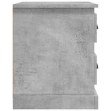 Bedside Cabinets 2 pcs Concrete Grey 39x39x47.5 cm Engineered Wood 816153