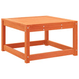 Garden Footstool Wax Brown Solid Wood Pine 844681
