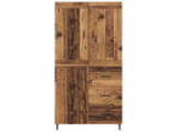 Highboard with Drawer 2 pcs Old Wood Engineered Wood 3415712