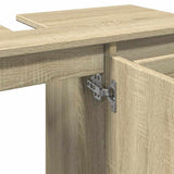 Bathroom Cabinet Sonoma Oak 80x33x60 cm Engineered Wood 849684