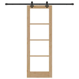 Sliding Door ORKDAL Natural and Black 73.5 x 211 cm 3332185