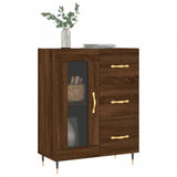 Sideboard Brown Oak 69.5x34x90 cm Engineered Wood 828027