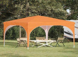 Pop-up Party Tent 290 x 290 x 245 cm Orange 42019855
