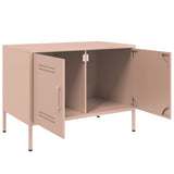 TV Cabinets 2 pcs Pink 68x39x50.5 cm Steel 842937