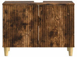 Bathroom Sink Cabinet ARNHEM Smoked Oak 59.5 x 31.5x 59 cm 896570