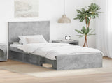 Bed Frame with Headboard Concerte 90 x 200 cm Solid Pine Wood 3409411