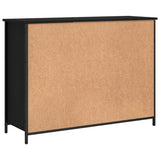 Sideboard Black 100x35x75 cm Engineered Wood 835509