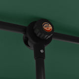 Garden Parasol Green Aluminium Medium Rotatable Garden Parasol 47328
