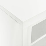 Sliding Door Cabinet White 90x40x90 cm Steel 335954