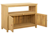 Garden Console Table Light Acacia 80 x 35 x 75 cm 42026800