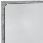 ZNTS LED Bathroom Mirror Grey Sonoma 60x8.5x38 cm Engineered Wood 834928