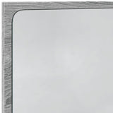 LED Bathroom Mirror Grey Sonoma 60x8.5x38 cm Engineered Wood 834928