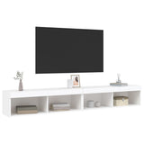 TV Cabinets with LED Lights 2 pcs White 100x30x30 cm 837156