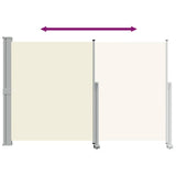 Patio Retractable Side Awning 160 x 300 cm Cream 45194