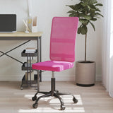 Office Chair Height Adjustable Pink Mesh Fabric 353011