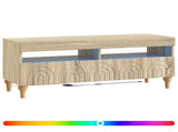 LED TV Cabinet Sonoma Oak Engineered Wood 896327