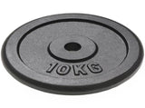 Weight Plates 4 pcs 2x10 kg2x5 kg Cast Iron 91395
