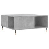 Coffee Table Concrete Grey 80x80x36.5 cm Engineered Wood 830776