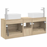 Bathroom Cabinet Set 3 pcs Sonoma Oak 53 x 34.5 x 63 cm 3405853