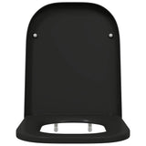 Toilet Seat Black 47.5 x 35 x 3.6 cm Duroplast 42002360