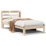 Bed Frame with Headboard without Mattress 90x190 cm Single 3306774