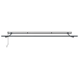 Retractable Awning White Manual White 400 x 350 cm Fabric 3330795