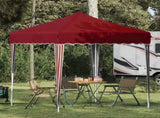 Pop-up Party Tent 195 x 195 x 245 cm Burgundy Oxford Fabric 42019719