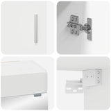 Bathroom Furniture Set TULUM 3 pcs White 60 x 34 x 63 cm 3398034