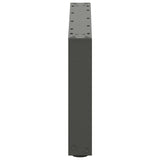 Coffee Table Legs U-Shaped 2 pcs Anthracite 60x cm Steel 4013142