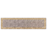 Rug Runner MARSA Grey 100 x 400 cm Polyester and PVC 42023364