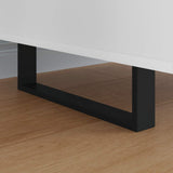 Furniture Feet 12 pcs Black 341 x 40.5 x 100 mm Iron 864809