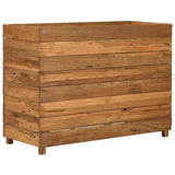 Raised Bed 100x40x72 cm Recycled Teak Wood and Steel 47428