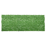 Balcony Screen with Green Leaves 400x150 cm 315504