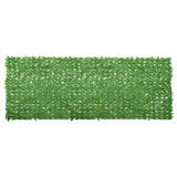Balcony Screen with Green Leaves 400x150 cm 315504