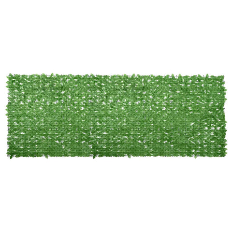 Balcony Screen with Green Leaves 400x150 cm 315504