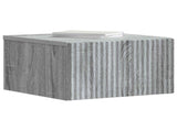 Wall-Mounted Bedside Cabinet 2 pcs Grey Sonoma Engineered Wood 898438
