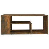 Coffee Table Smoked Oak 100x50x40 cm Engineered Wood 815840